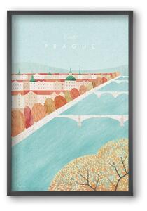 Prague Travel Poster - falikép keretben | artbridge
