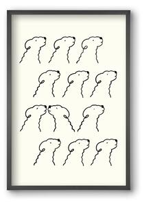 A Monochrome Love Story - falikép keretben | artbridge