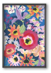 Viva Magenta Poppy - falikép keretben | artbridge
