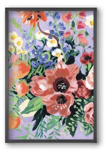 Tropical bouquet - falikép keretben | artbridge