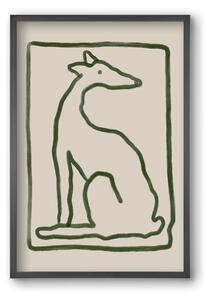 The Dog Waits - falikép keretben | artbridge