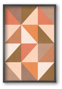 Triangle Composition 09 - falikép keretben | artbridge