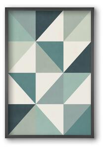 Triangle Composition 04 - falikép keretben | artbridge