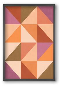 Triangle Composition 08 - falikép keretben | artbridge
