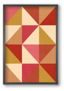Triangle Composition 06 - falikép keretben | artbridge