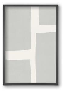 Abstract Art - Gray02 - falikép keretben | artbridge