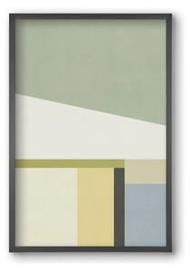Composition of Geometric Shapes - Gc01 - falikép keretben | artbridge