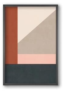 Composition of Geometric Shapes - Tff01 - falikép keretben | artbridge