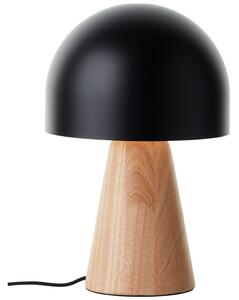NALAM asztali lámpa fekete és natúr, 1xE14, m:31cm - Brilliant-94702/76