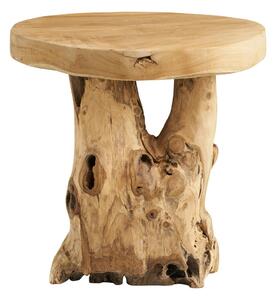 Teakfa kerek tárolóasztal ø 40 cm Palena – House Nordic