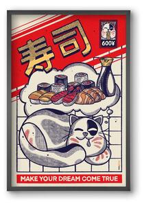 Dreaming About Sushi - falikép keretben | artbridge
