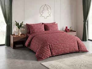 Pamut ágynemű BURGUNDY FÁK bordó színű Ágyneműhuzat mérete: 2 db 70 x 90 cm | 200 x 220 cm