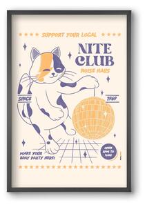 Suport Your Local Nite Club - falikép keretben | artbridge