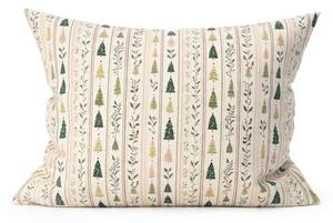 Pamut párnahuzat HOLLY PINES 50x70 cm, színes