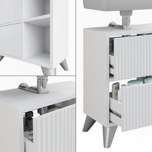Vicco Leano fehér mosdó alatti szekrény – 60 × 62 × 30 cm