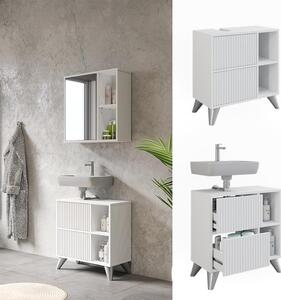 Vicco Leano fehér mosdó alatti szekrény – 60 × 62 × 30 cm