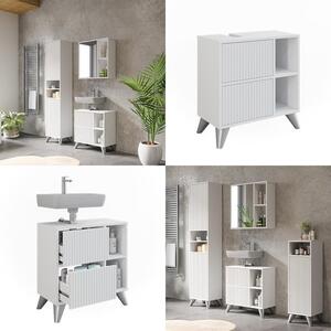 Vicco Leano fehér mosdó alatti szekrény – 60 × 62 × 30 cm