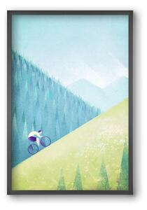 The climb - falikép keretben | artbridge