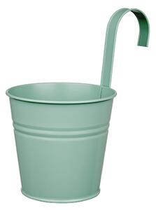ZINC felakasztható kaspó Ø 16 cm, jadezöld