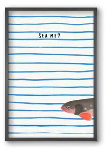 Sea me - falikép keretben | artbridge