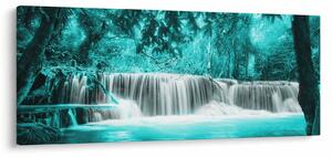 Kép - Kék vízesés (120x50 cm)