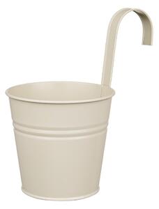 ZINC felakasztható kaspó Ø16 cm, bézs
