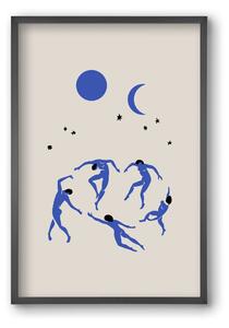 Blue Dancers - falikép keretben | artbridge