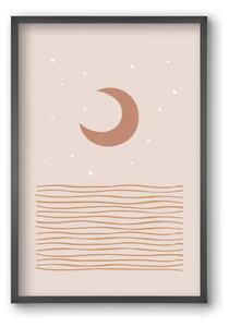 Blush Moon - falikép keretben | artbridge
