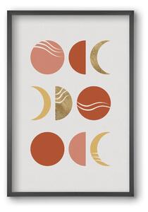 Bohemian Moon Phases - falikép keretben | artbridge