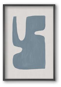 Mid Century Blue I - falikép keretben | artbridge
