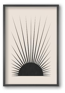 Minimal Sun - falikép keretben | artbridge
