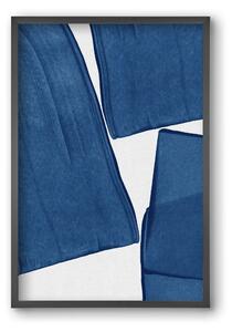 Modern Painting Blue III - falikép keretben | artbridge