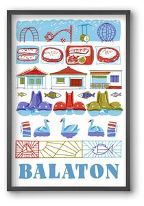 Balaton - falikép keretben | artbridge