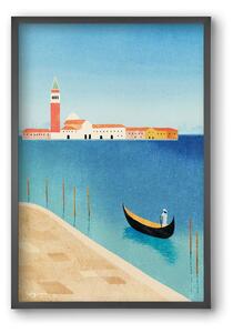 Alone in Venice - falikép keretben | artbridge