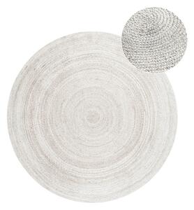 Fehér kétoldalas-kézi szövésű juta kerek szőnyeg ø 140 cm Braided – Hanse Home
