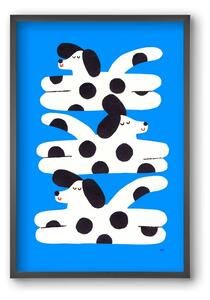 Spotted Dog - falikép keretben | artbridge