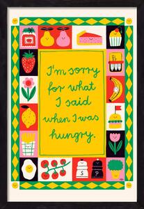 Sorry - falikép keretben | artbridge
