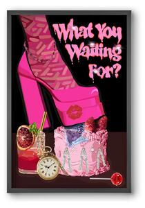 What you waiting for? - falikép keretben | artbridge