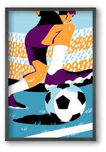 Soccer - falikép keretben | artbridge