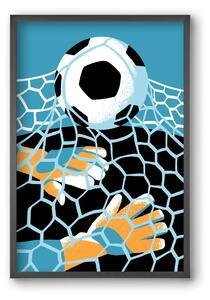 Football - falikép keretben | artbridge