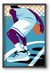 Basketball - falikép keretben | artbridge