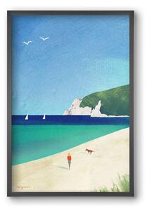 Beach girl IV - falikép keretben | artbridge