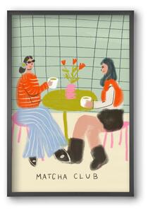Matcha Club - falikép keretben | artbridge