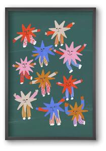 Little Stars - falikép keretben | artbridge