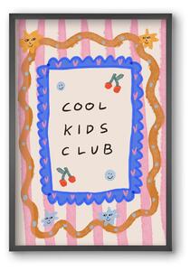 Cool Kids Club - falikép keretben | artbridge