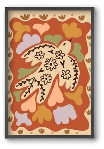 Little bird - falikép keretben | artbridge