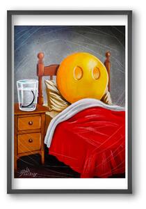 Smiley - falikép keretben | artbridge