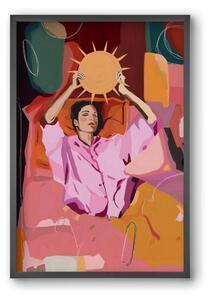 Here comes the sun - falikép keretben | artbridge