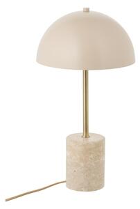Bézs asztali lámpa fém búrával (magasság 45 cm) Sheffield – House Nordic