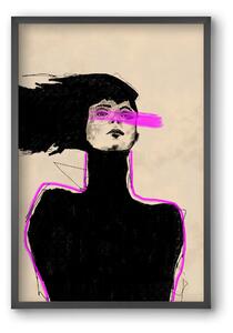 Loud in the Dark - falikép keretben | artbridge